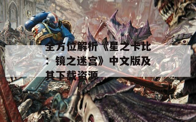 全方位解析《星之卡比：镜之迷宫》中文版及其下载资源