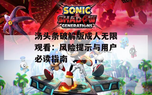汤头条破解版成人无限观看：风险提示与用户必读指南