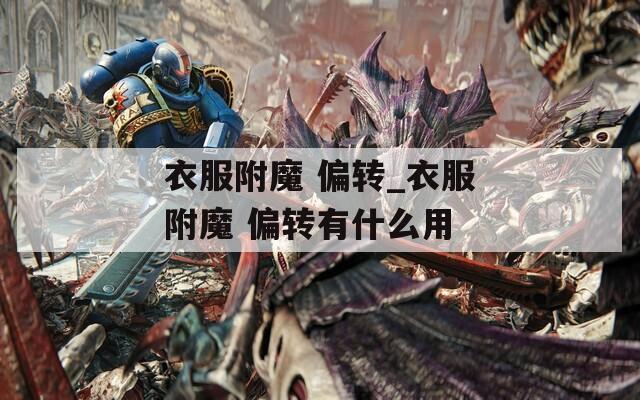 衣服附魔 偏转_衣服附魔 偏转有什么用