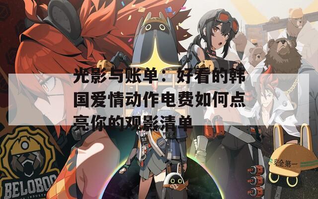 光影与账单：好看的韩国爱情动作电费如何点亮你的观影清单